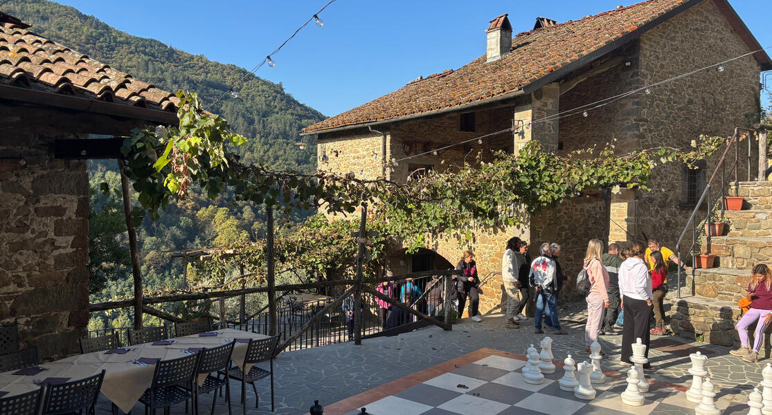 Vidéki olasz szállásunk Bagni di Lucca környékén